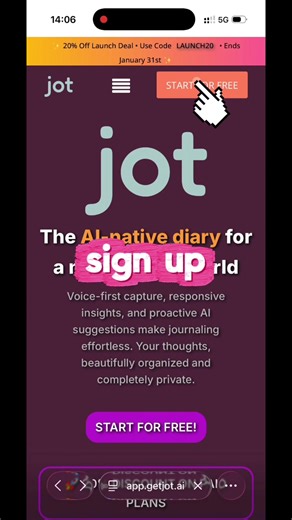 A step by step of how to get yourself caught in JotBot’s clutches/ sign up to jot and start your journalling journey !!!!! 💋 Copy the link in bio and sign up to jot now FOR FREE 🙈✨ #fyp #free #diary #robot #unrequited