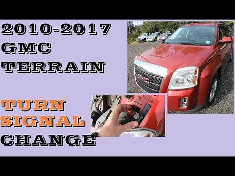How to replace turn signal bulb in GMC Terrain 2010-2017