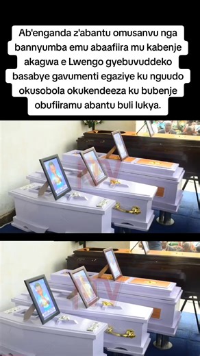 Ab'enganda z'abantu omusanvu nga bannyumba emu abaafiira mu kabenje akagwa e Lwengo gyebuvuddeko basabye gavumenti egaziye ku nguudo okusobola okukendeeza ku bubenje obufiiramu abantu buli lukya. Bino bibadde mu kuziika abantu bano okubadde ku kyalo Rwamasyazo mu disitulikiti ye Rukiga. Abagenzi basoose kusabirwa ku kkanisa ya Kyoogo era ng'okusaba kwakulembeddwa omulabirizi wa Kigezi eyawummula Rt. Rev Gaddie Akanjuna. #NTVNews ​ #Akawungeezi ​