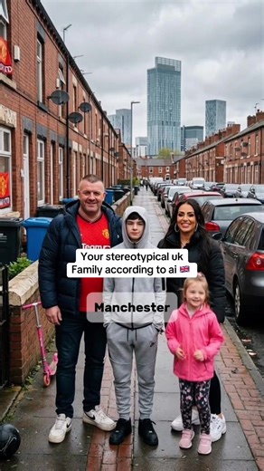 Stereotypical UK Family According to AI