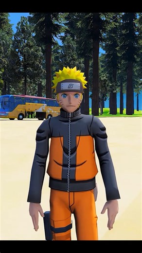 Naruto meets the guests at the village gate in gta 5 tamil