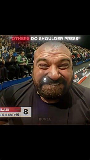 Eddie Hall's Shoulder Strength💀 #gym #gymmotivation #strongman #eddiehall