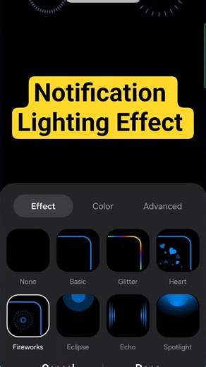 🔥 Change Notification Lighting🚥 Effect On Samsung Mobile. #shorts #tutorial