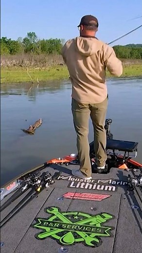 Zack Birge lovin’ the Beaver Lake shallows