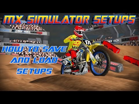 MX Simulator Setup Video | Suspension, Advanced Stability & How To Save/Load Setups