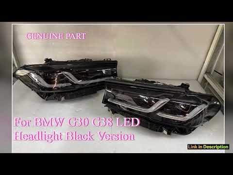Original OEM For BMW G30 G38 Led Headlight Assembly Black Version European version 20182020 Upgrade
