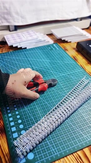 POV: Small business edition — assembling my handmade mini notebooks from scratch! #smallbusiness
