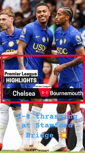 Chelsea vs Bournemouth Highlights 2026|5-1 Thrashing! #premierleague #chelsea #bournemouth #football