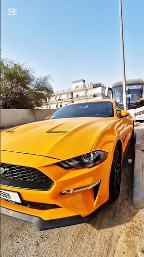 🔥 Orange Mustang Edit | Powerful Sound & Stunning Looks 😍 | Mustang Lovers Reel