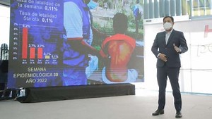 Auza: Bolivia se acerca al pico de la quinta ola y la velocidad de contagios se ralentizó