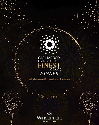 🎉 We’re honored to share that Windermere Professional Partners has been voted Gig Harbor Living Local’s Finest Real Estate Brokerage for 2025 — for the second year in a row! Thank you to our incredible community and clients for your trust, support, and votes. Serving you is truly our greatest privilege. 🤍 And a huge shoutout to our very own Jamie Nelson, awarded Finest Realtor for the second consecutive year! 🌟 We are so grateful to be part of this community and so thankful for the opportunit