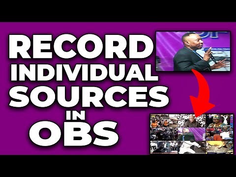 OBS SOURCE RECORD: Record WITHOUT Overlays In OBS | the EASY guide!