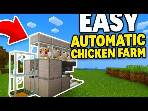 How to Make An EASY AUTOMATIC Chicken Farm | Minecraft Java Edition 1.21+