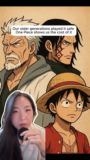 Suzy on Instagram: "I grew up being told not to stand out. That I should just play my part, stay within reason, and avoid making enemies. And that became the fuel that continued to grow, and all my life rebellion was my only option. One Piece tells the same story we all lived. Garp is the generation that fought within the system. Dragon is the generation that fought against the system. Luffy is the generation that fights beyond the system. This is why it matters now. Because in our world today, 