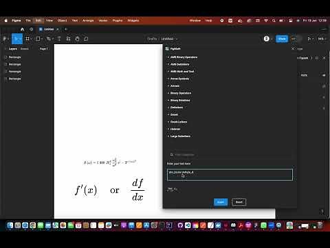 FigMath: Mathematical Expression Renderer for Figma