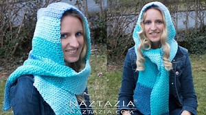Chilly Day Hooded Scarf