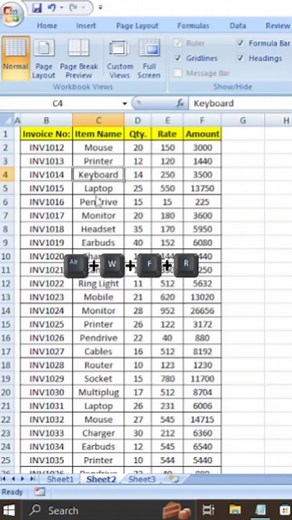 Top Row-Freeze/Unfreeze🔥🤯Tricks in Ms Excel. #msexceltutorials #msexcelrules #msexceltricks #excelhacks #msexcelformulas #msexceltraining #msexcelformula #msexceltips #tipsandtricks #fypviralシ #dataanalytics #DATAENTRY | Excel Hacks