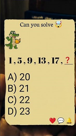REASONING QUIZ #3 - (NUMBER SERIES)