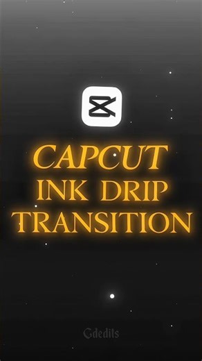 Capcut Ink Drip Transition Tutorial 🤯💥🚀 #capcut