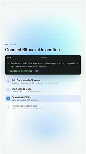 How to integrate Bitbucket MCP with Claude Code