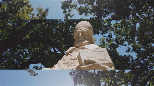 Quiet summer days are coming to an end. We can't wait for campus to be buzzing again in a few short weeks! 🐝💙 | St. Ambrose University