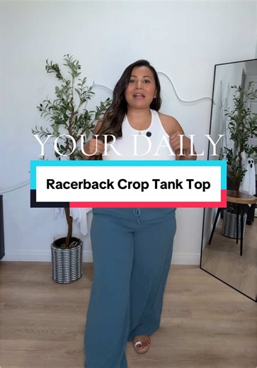 5-in-1 deal! These Racerback Crop Tank Tops are perfect for yoga, gym, running, or casual outfits. Lightweight, breathable, and versatile for all-day wear! #croptank #racerback #racerbacktop #tanktop #tiktokshoprestock