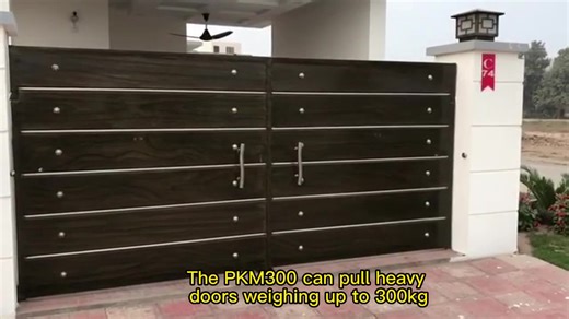 Double Arm Pk300dc Swing Gate Opener Set Solar Auto Electric Gates Automatic Swing Gate Opener