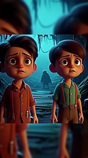 A haunted tree that watches every move… 🌲👀 Would you survive this night? 😱 #shorts