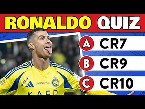 Ronaldo Quiz: How Well Do You Really Know Cristiano Ronaldo? 🔥 Test Your Football IQ!