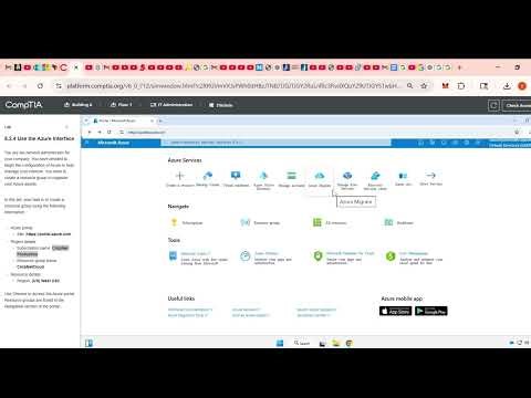 CompTIA A+ Lab 8.2.4 – Use the Azure Interface (220-1101) Step-by-Step