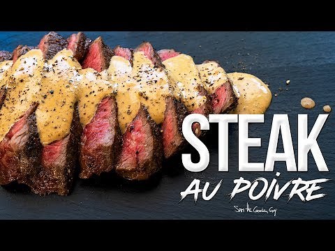 Wagyu Steak au Poivre - Pepper Steak Recipe | SAM THE COOKING GUY 4K