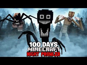I Survived 100 Days in the SCARIEST HORROR MODS in Minecraft [FULL MOVIE]