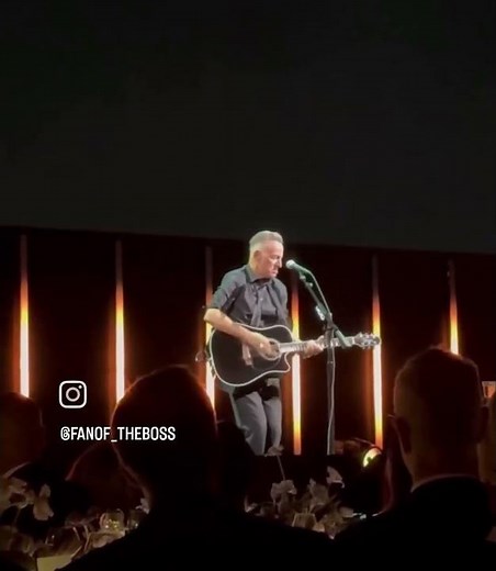 Bruce performing "Streets of Philadelphia" #brucespringsteen #streetsofphiladelphia #liveperformance