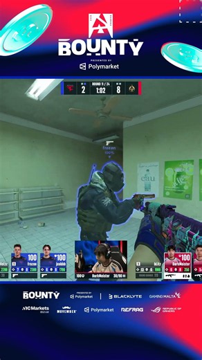 KNIFE FAIL - DarkMeister gets PUNISHED by frozen #blast #bounty #cs #cs2 #csgo