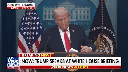 ‘DID YOU HEAR THAT?’: President Trump jokes that a binder clip nearly caught his finger, adding that he “wouldn’t have shown the pain.” | Sean Hannity