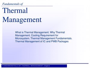 Essentials of Thermal Management: Ensuring Microelectronic Reliability Through Effective Cooling Strategies - SlideServe