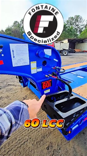Gabriel Picciolo on Instagram: "How to operate the neck on a lowboy trailer #trucking"