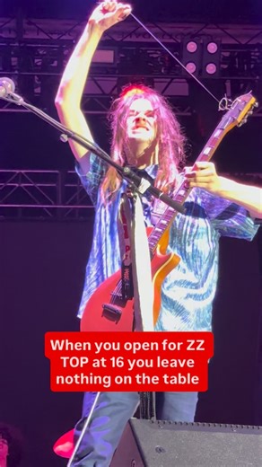 Taj Farrant on Instagram: "When you open for @zztop at 16 years old you leave nothing on the table #zztop #tajfarrant #livemusic #guitar #blues #usa"
