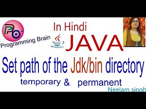 Set path of jdk/bin directory in java , it is necessary to set path,it can be temporary or permanent