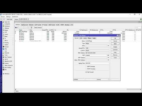 How to Configure a Mikrotik Router as a Switch (Creating a bridge)