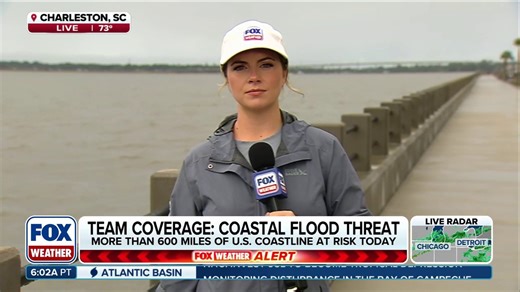 King tide threatens Charleston, South Carolina with coastal flooding