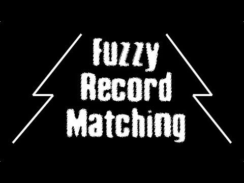 Data Science - Fuzzy Record Matching