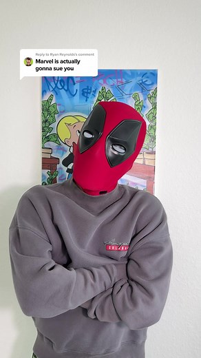 Blinking Deadpool Mask: Originality vs. Marvel's Creation