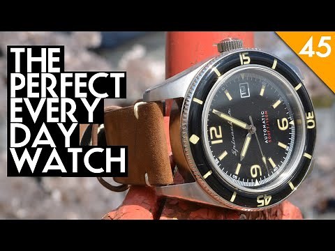 Spinnaker Fleuss Automatic Watch Review - Water Resistant Leather Strap Test - SP-5055-01