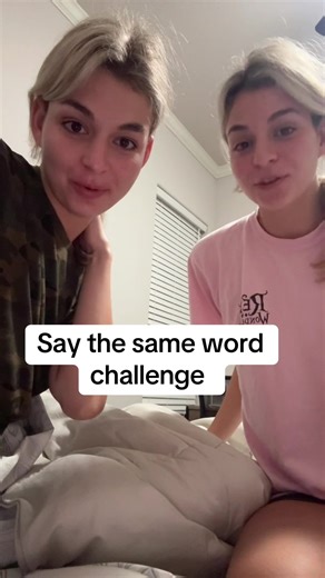 Same Word Challenge with Twins: Blue Hair and Mermaid