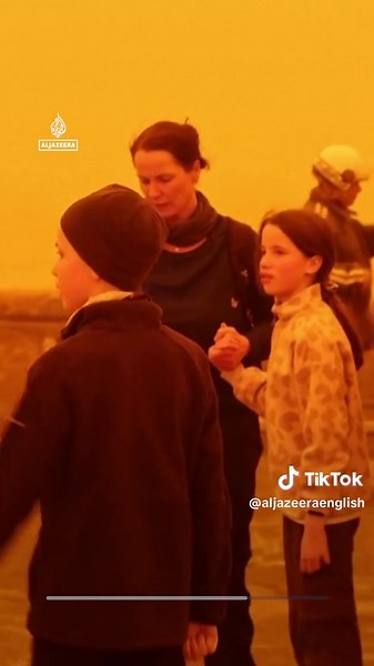 Saharan dust from North Africa engulfed skies over Crete in an orange haze as it drifted across the Mediterranean, disrupting visibility and affecting flights to the island.