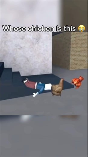 The chicken can steal your hair in Roblox 😭