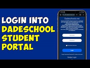 How To Login Into Dadeschool Student Portal
