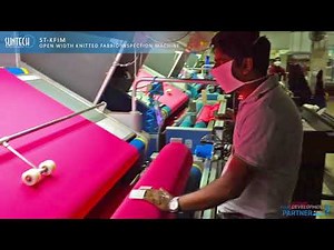 Knitted Fabric Inspection Machine | Fabric Tensionless Checking Rolling M/C | SUNTECH