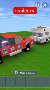 how to make trailer rv Minecraft